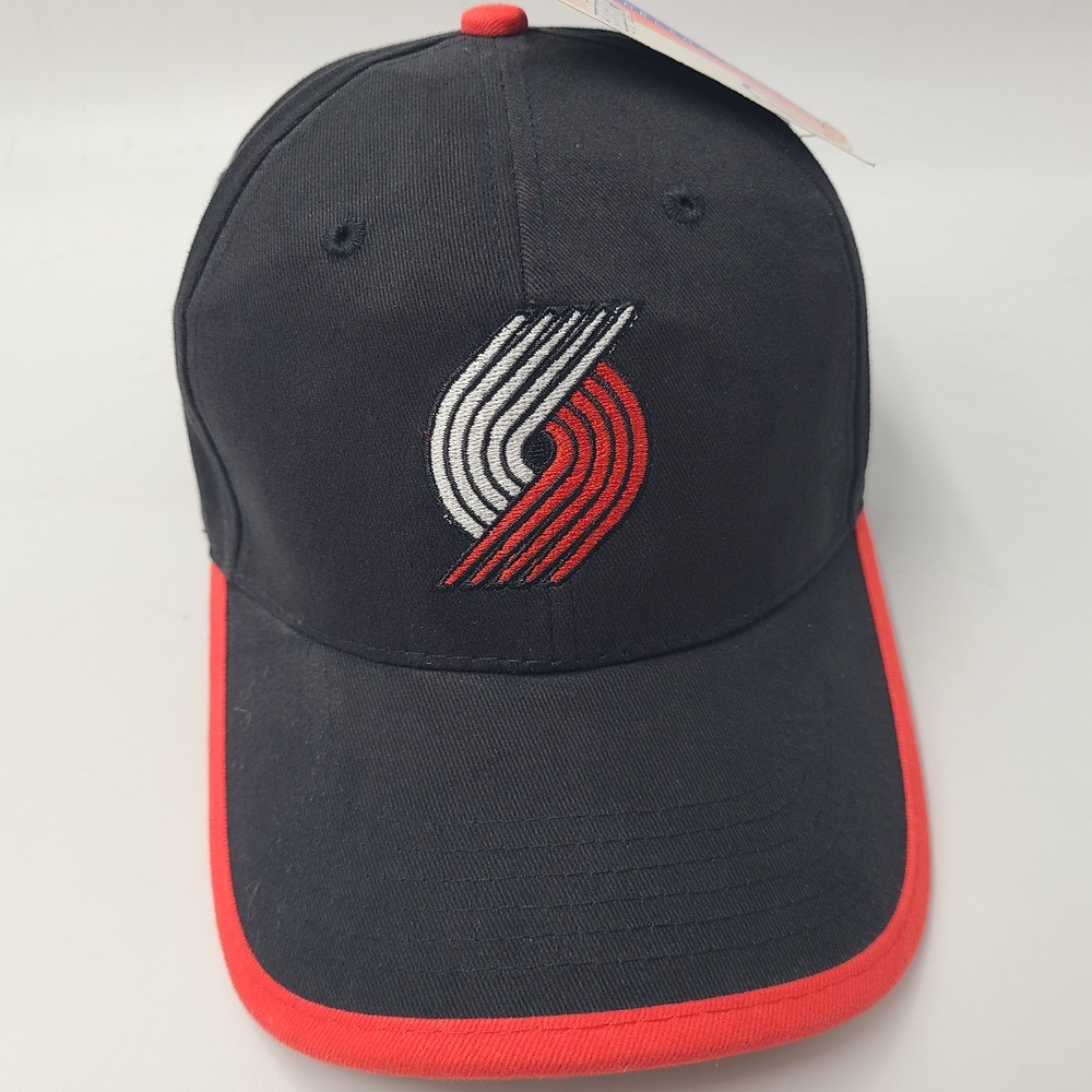 Portland Trail Blazers Hat Adjustable Black Red NBA 2009-2010 Opening Night‎ Men